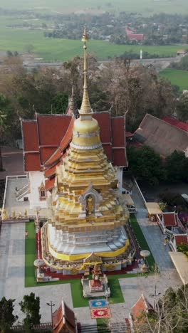 golden pagoda and temple complex