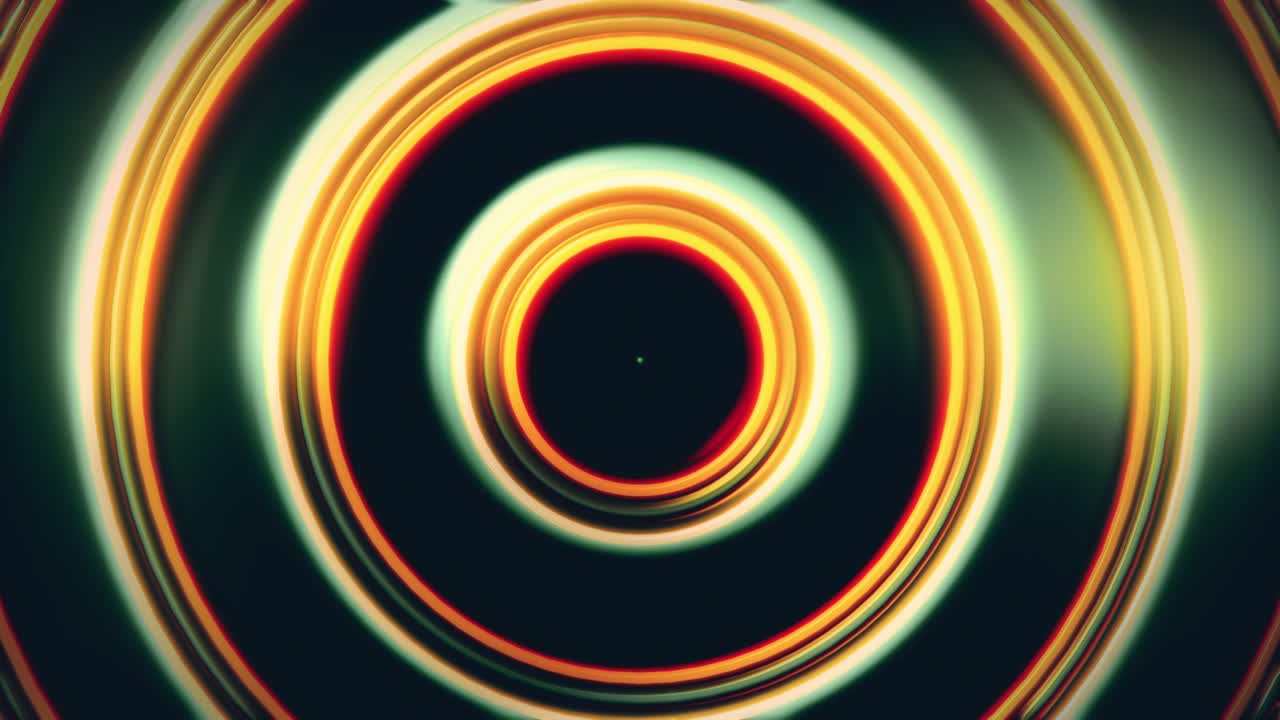 Endless Colored Circles Stylish VJ Style Looping Video Background