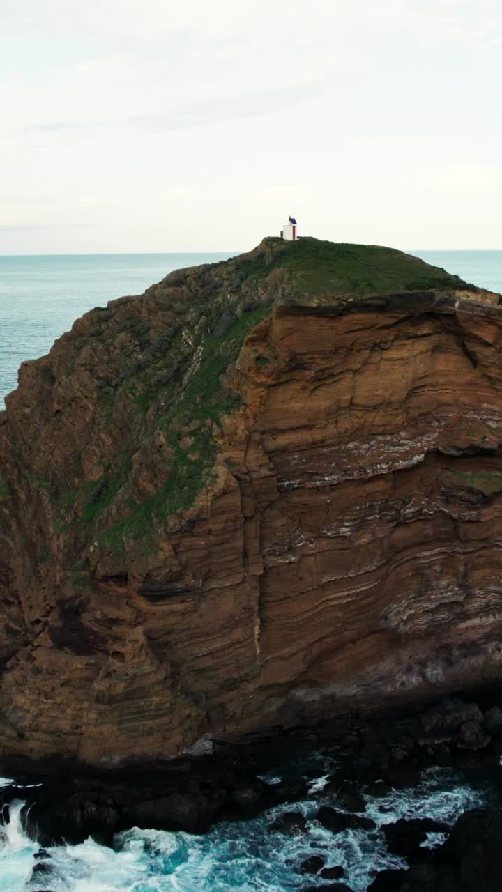 Lighthouse on a Rocky Clifftop