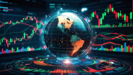 global financial market display