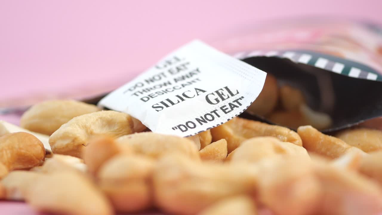 Silica Gel and Cashews