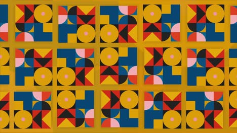 geometric abstract pattern with colors