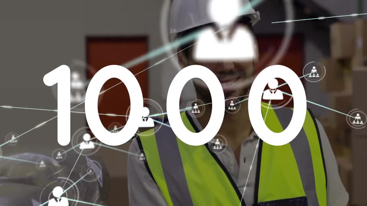 연결 네트워크의 활성화와 창고에서 백인 남성 노동자의 증가하는 숫자