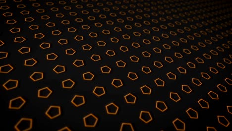 animación de bucle sin costuras de 4k con formas geométricas en movimiento.