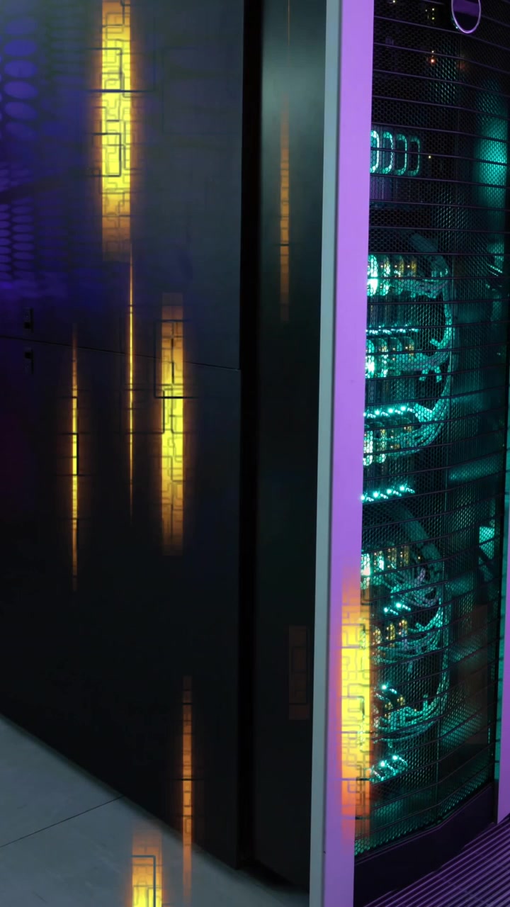 Animation of data processing over computer servers