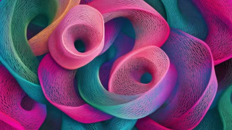 abstract 3d curves and shapes