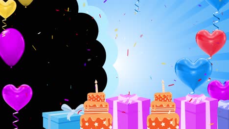 4k happy birthday social media post kids celebration template for kids birthday invitation or any
