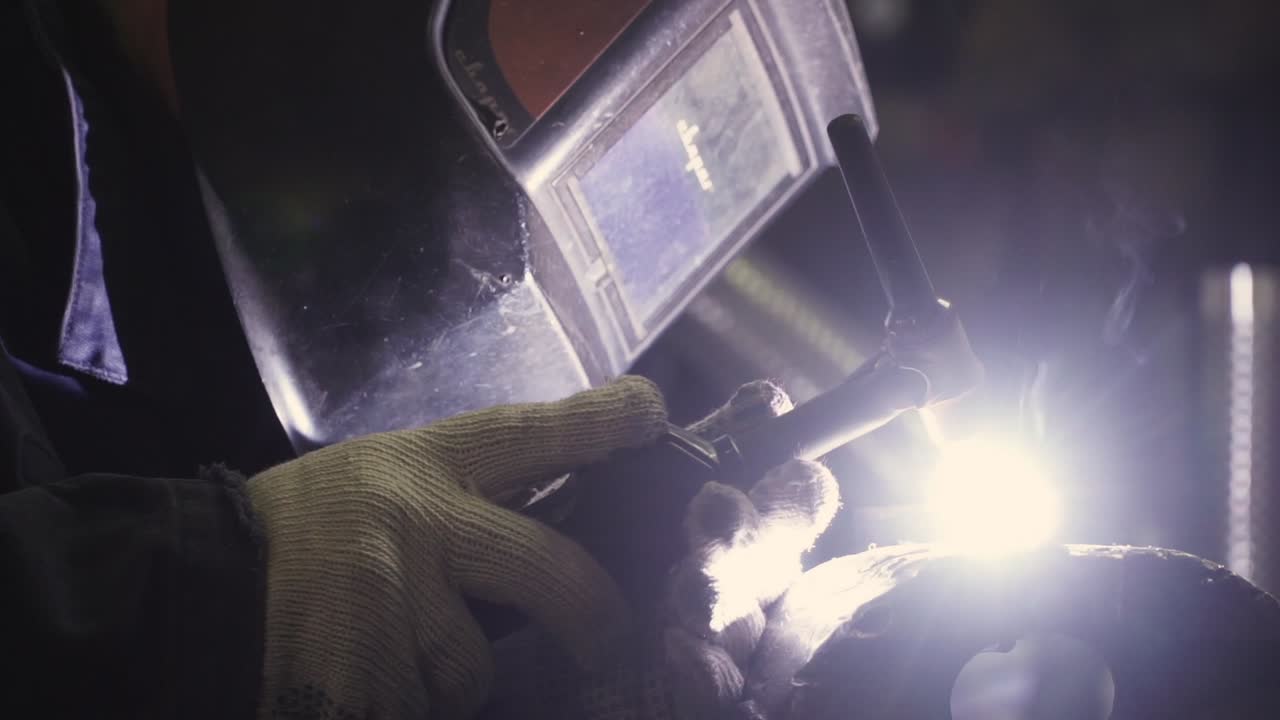 Welding in Progress