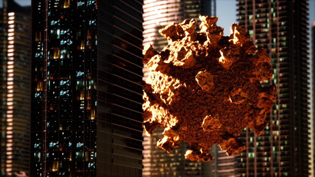 코로나바이러스 감염으로 인한 격리로 인한 빈 도시