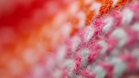 textura de un suéter de punto rojo