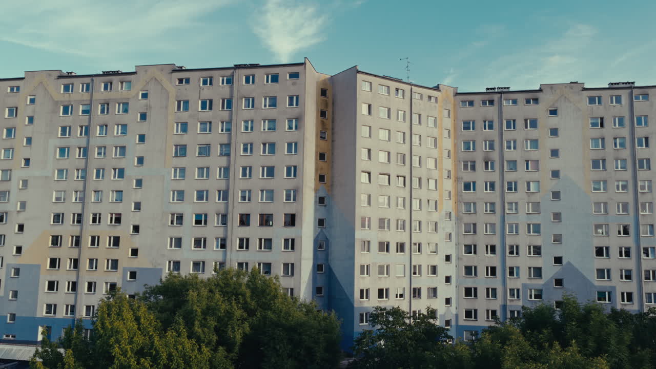 Multi-story apartment building