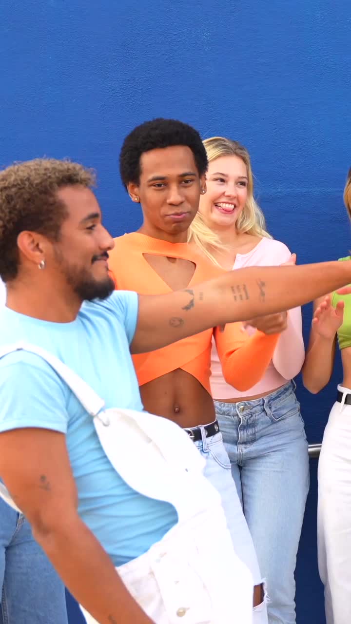 Group of Diverse Friends Celebrating Together