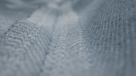 close-up view of a knitted fabric