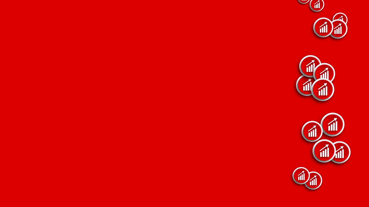 애니메이션 현대 추상 그래프 아이콘 모션 배경