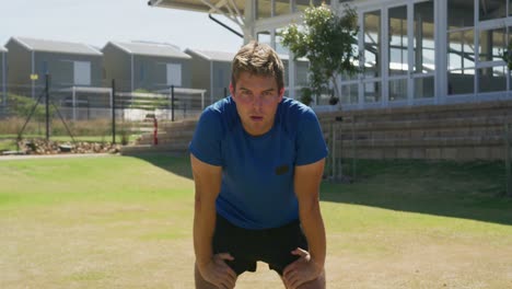 Athletic-man-looking-at-camera