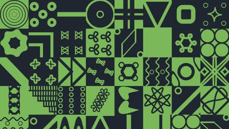 Machinery Seamless Green Background