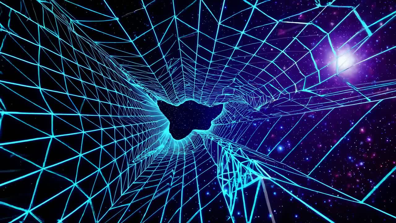 el túnel espacial del ciberpunk