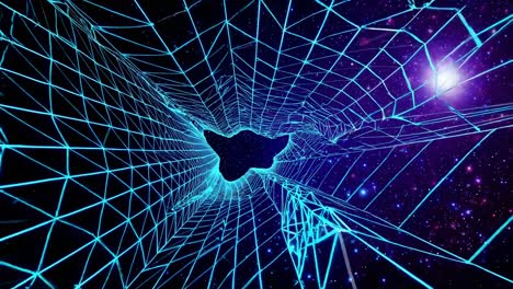 el túnel espacial del ciberpunk