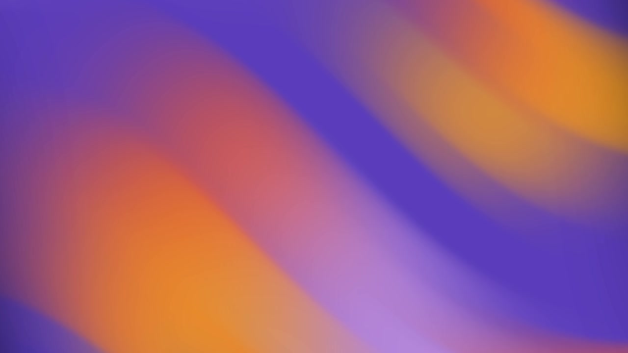 Smooth Flowing Abstract Gradient Background in Purple and Orange