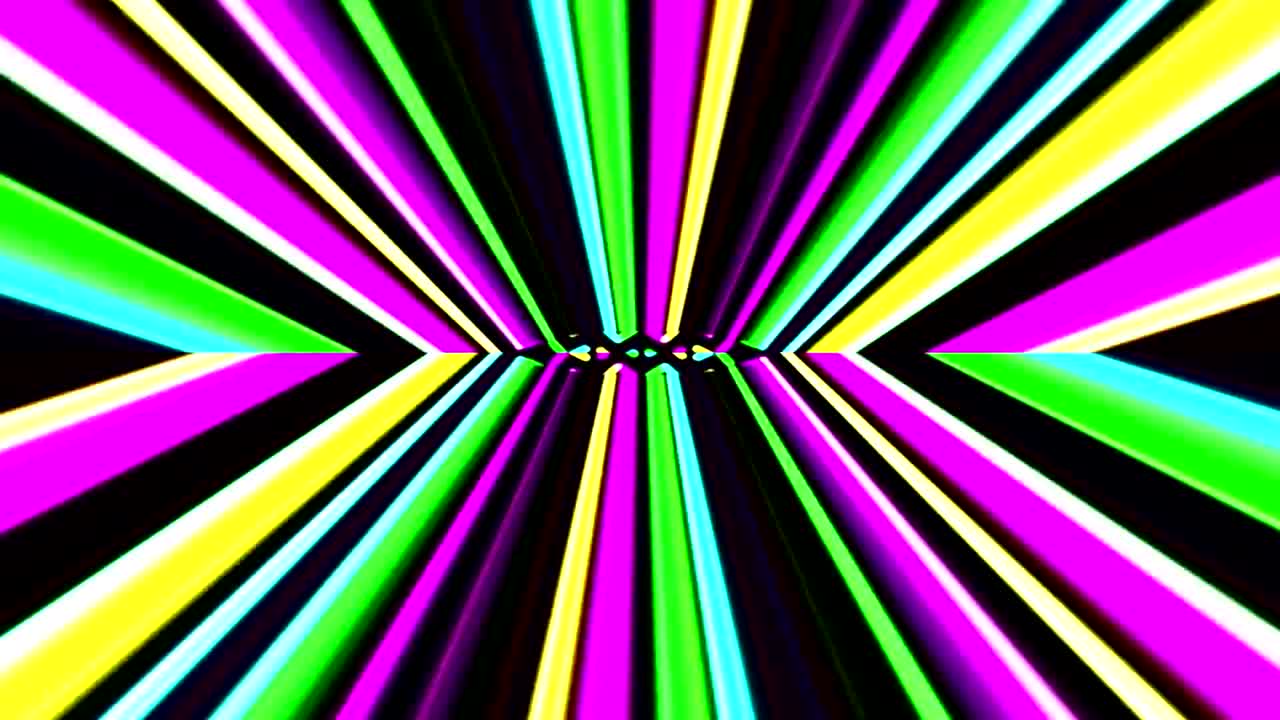 Neon Rays Colors Motion Background
