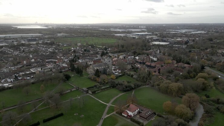 Waltham Abbey, Essex: filmato aereo in 4K