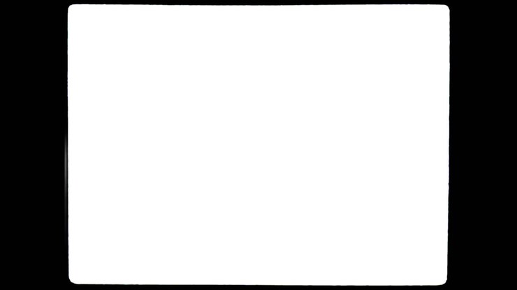 Real 35mm 4x3 film frame overlay - clean