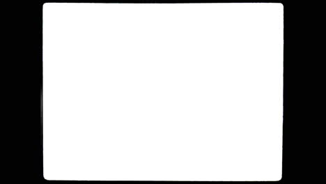 real 35mm 4x3 film frame overlay - clean