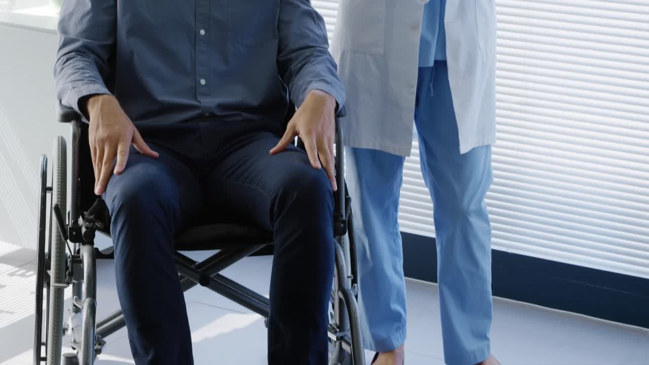 직장에서의 의료 전문가 4k