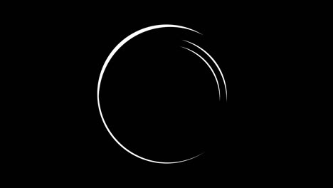 animación del círculo elementos de forma animación con luma mate opcional 4k
