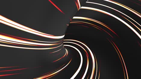abstract neon lights traveling through the tunnel with highspeed, seamless loop.