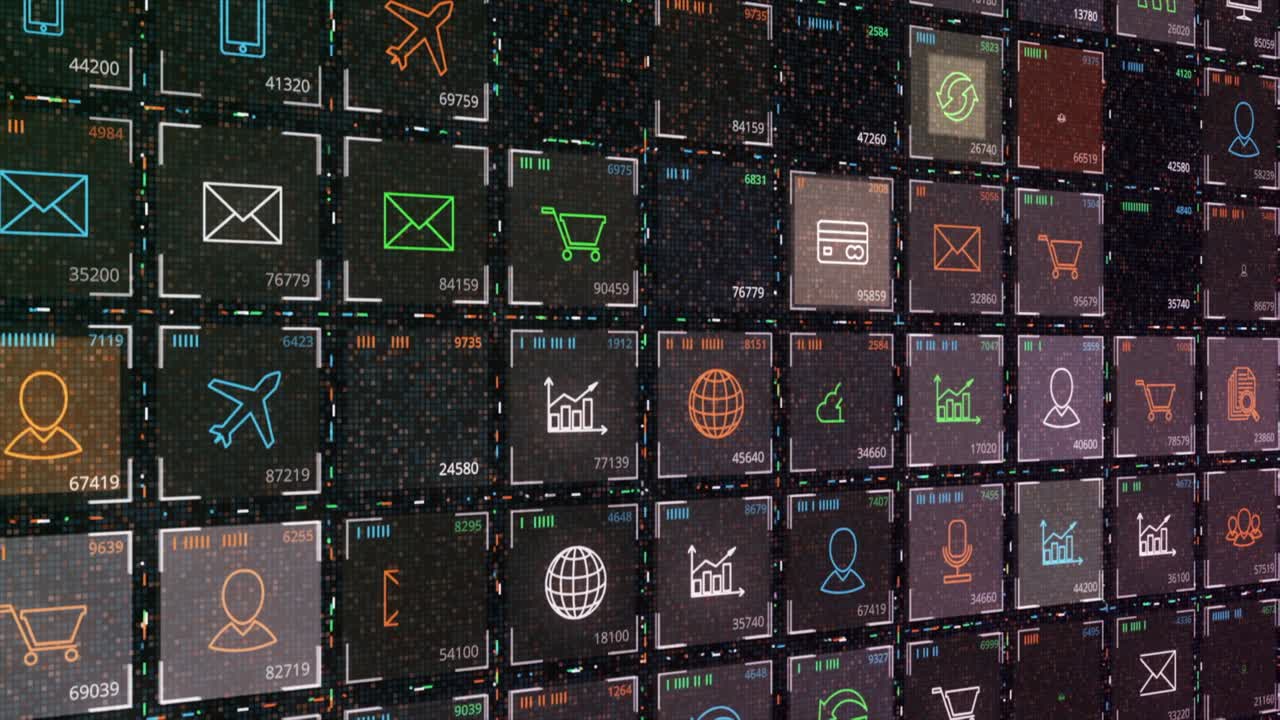 tablero digital con visualización de datos