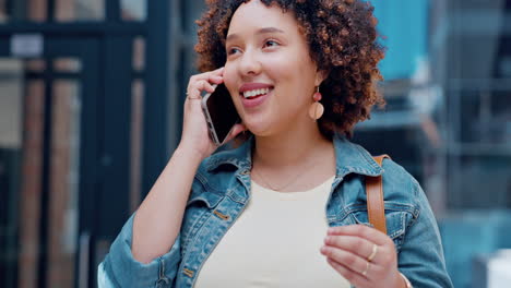 woman talking on phone outdoors