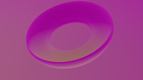 anillo púrpura abstracto