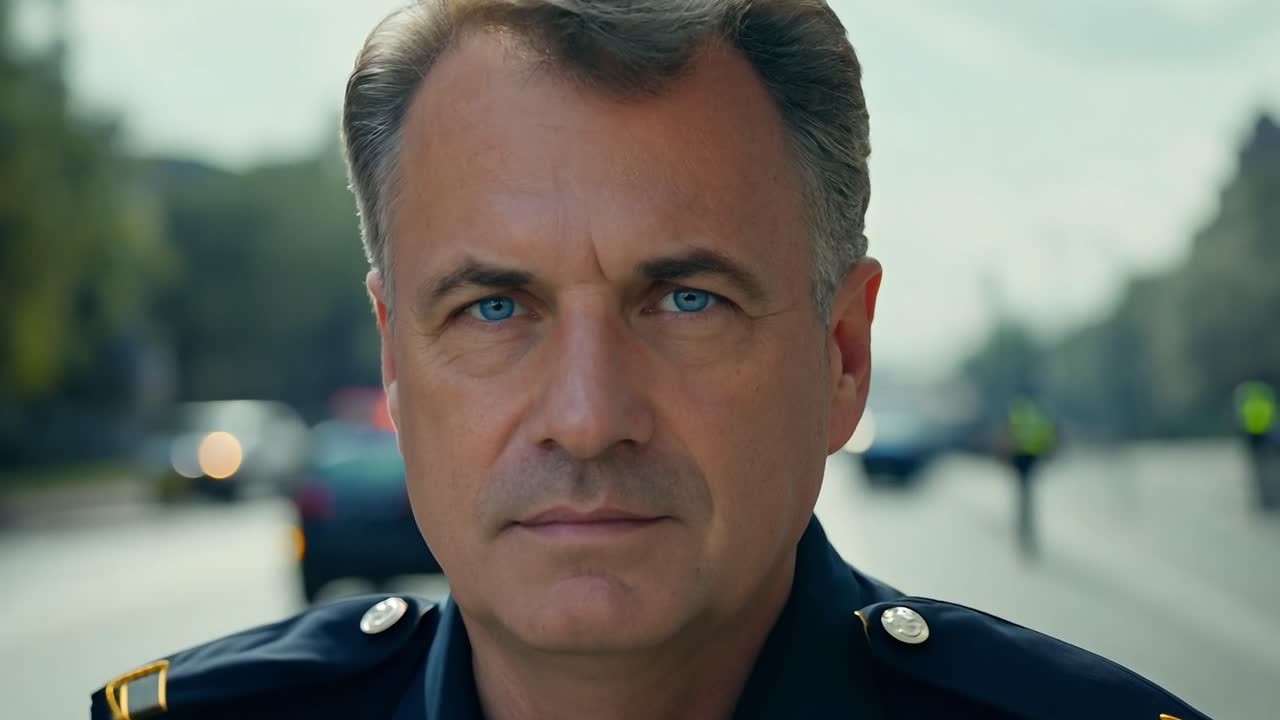 oficial de policía de servicio