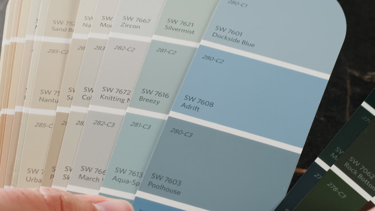 Paint Swatches and Color Selection