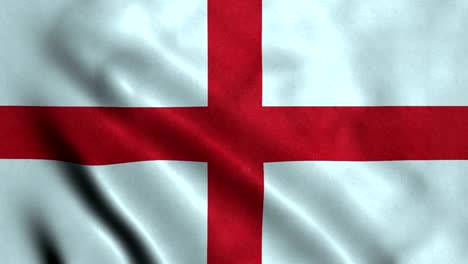 bandera de inglaterra con bucle sin costuras de 4k