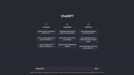chatgpt generando respuesta a la consulta