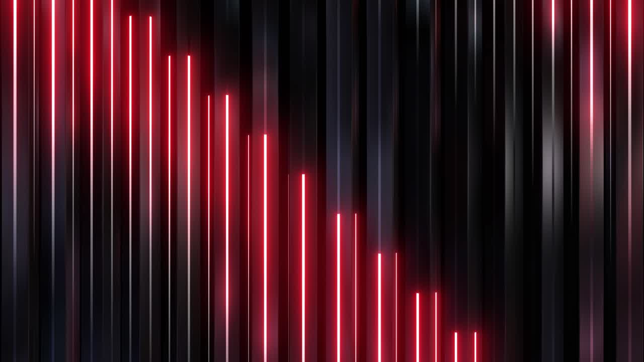 Abstract Neon Vertical Lines Background