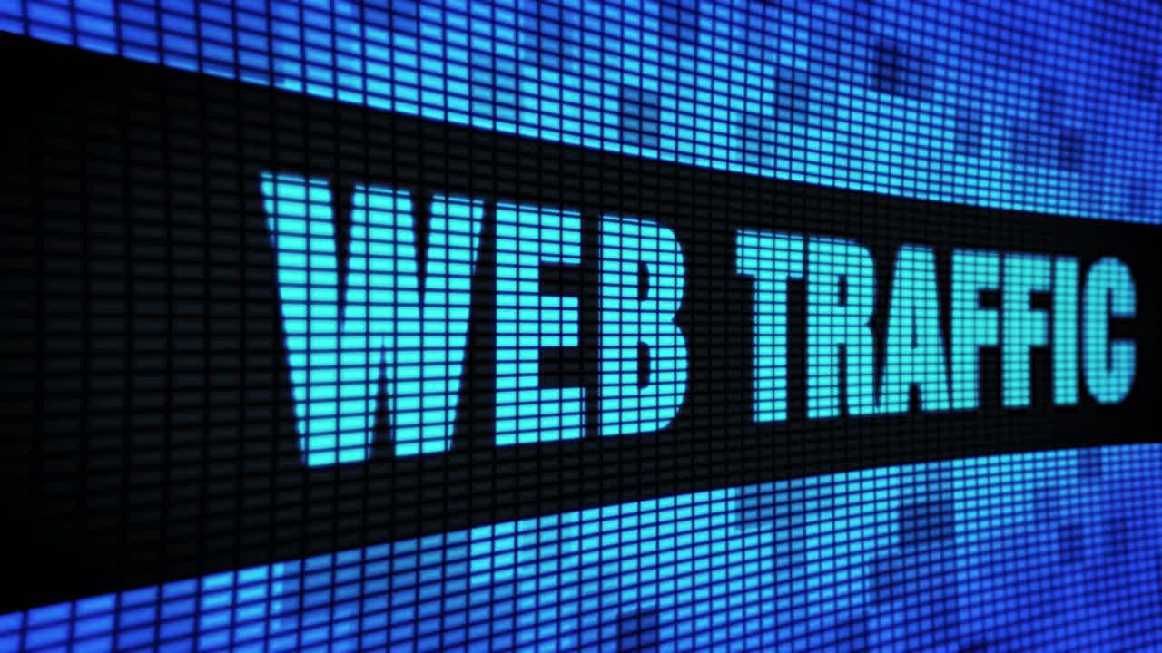 Web Traffic on a Digital Display