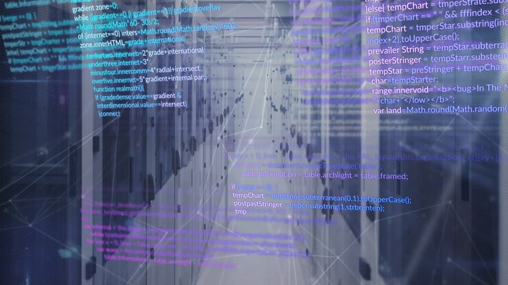 Communication networks and data processing over dark computer server room