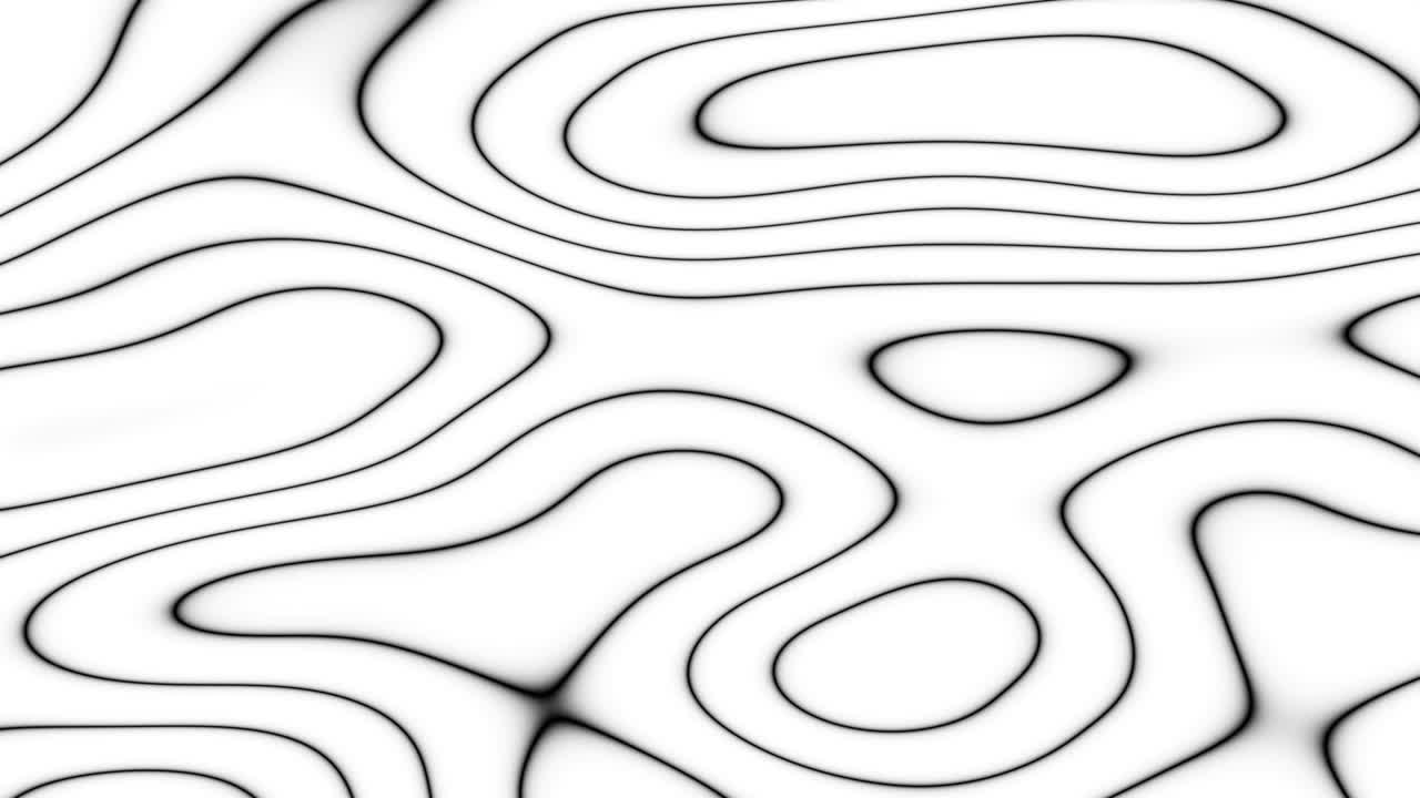 animación en bucle de fondo de onda blanca abstracta