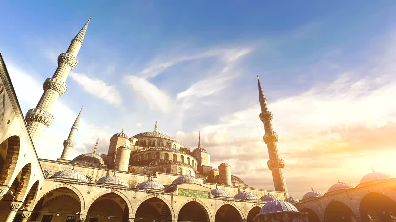 Cinemagraph - Moschea di Sultan Ahmed (Moschea Blu), Istanbul, Turchia