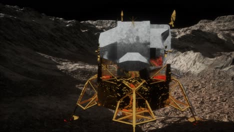 lunar landing mission on the moon