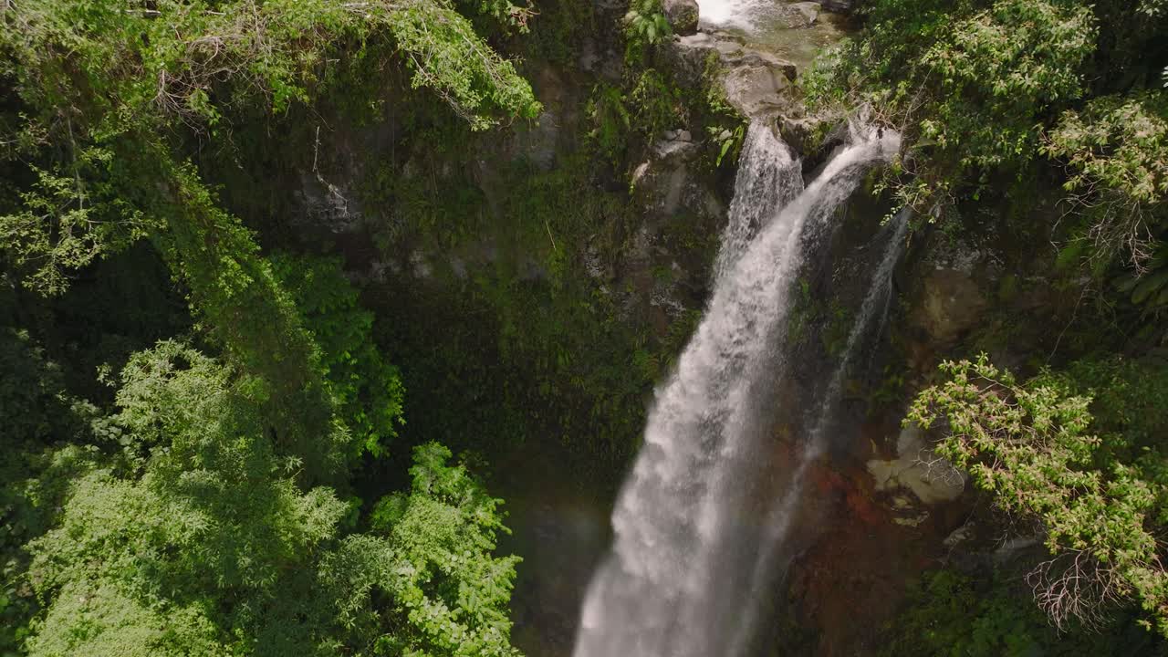 catarata en la jungla de panamá, boquete