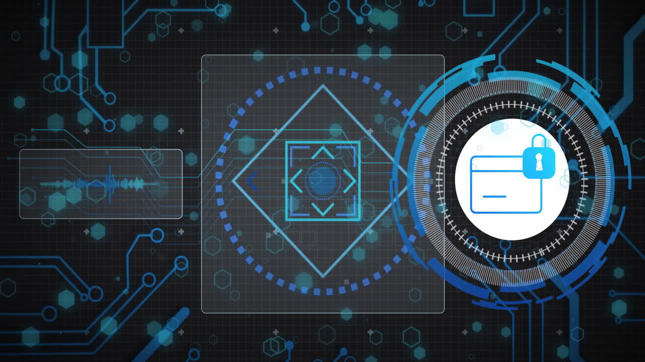 animación del escaneo del alcance y el procesamiento de datos