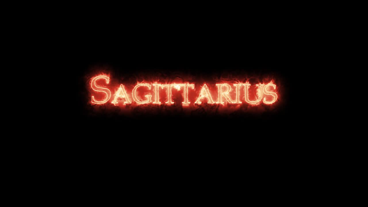 사지타리우스 (sagittarius) 는 불로 쓰여진 별자리입니다.