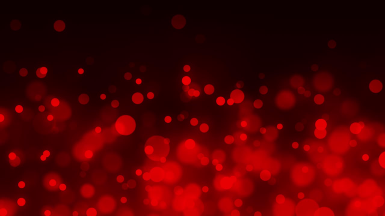 fondo bokeh desenfocado rojo, video sin costuras de 4k