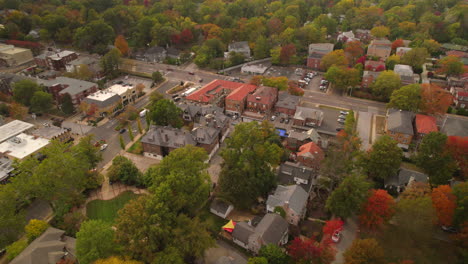 Slow-push-over-apartments-and-retail-buildings-in-Clayton-neighborhood-of-St