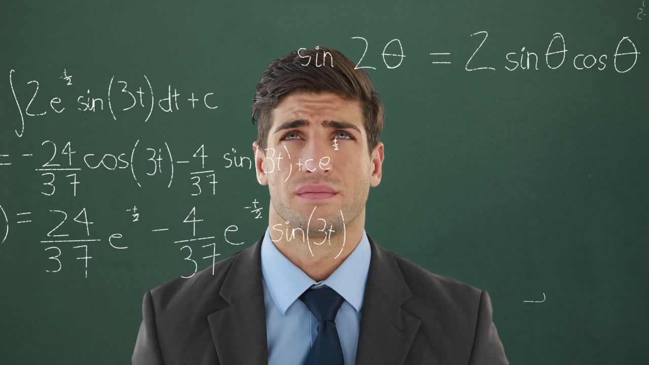 학생과 수학 방정식의 그림 4k