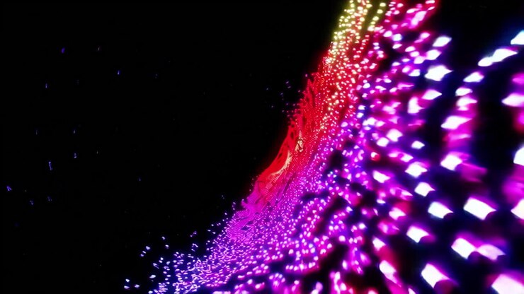 Abstract Glowing Tunnel